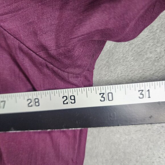 Womens Purple Appleseeds Jacket Full Zip Long Sleeve 100% Polyester Size 3X - Picture 10 of 12